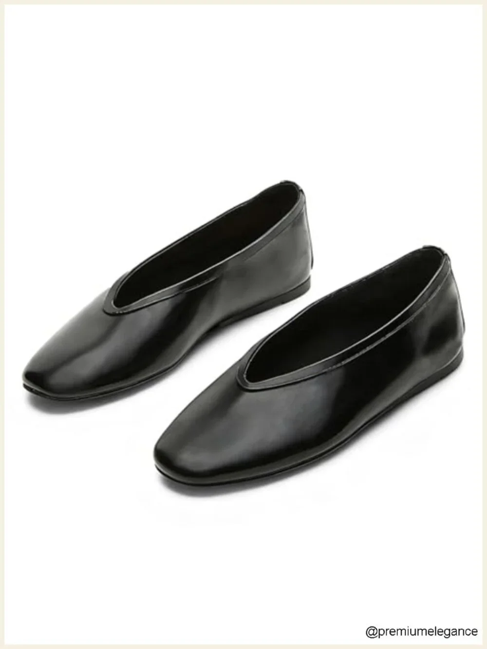 Closed Square Toe Ballet Flats Slip On Work Office Casual Comfortable Dressy